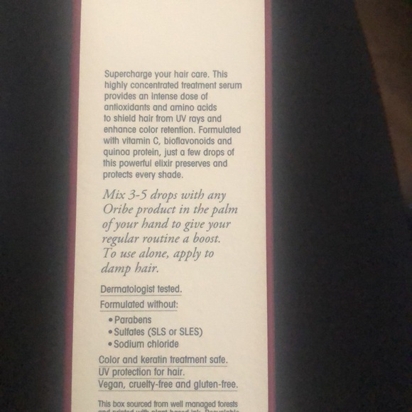 Oribe Power Drops Color Preservation Booster - 2 Vitamin C Complex. New. 30ml - Picture 3 of 3